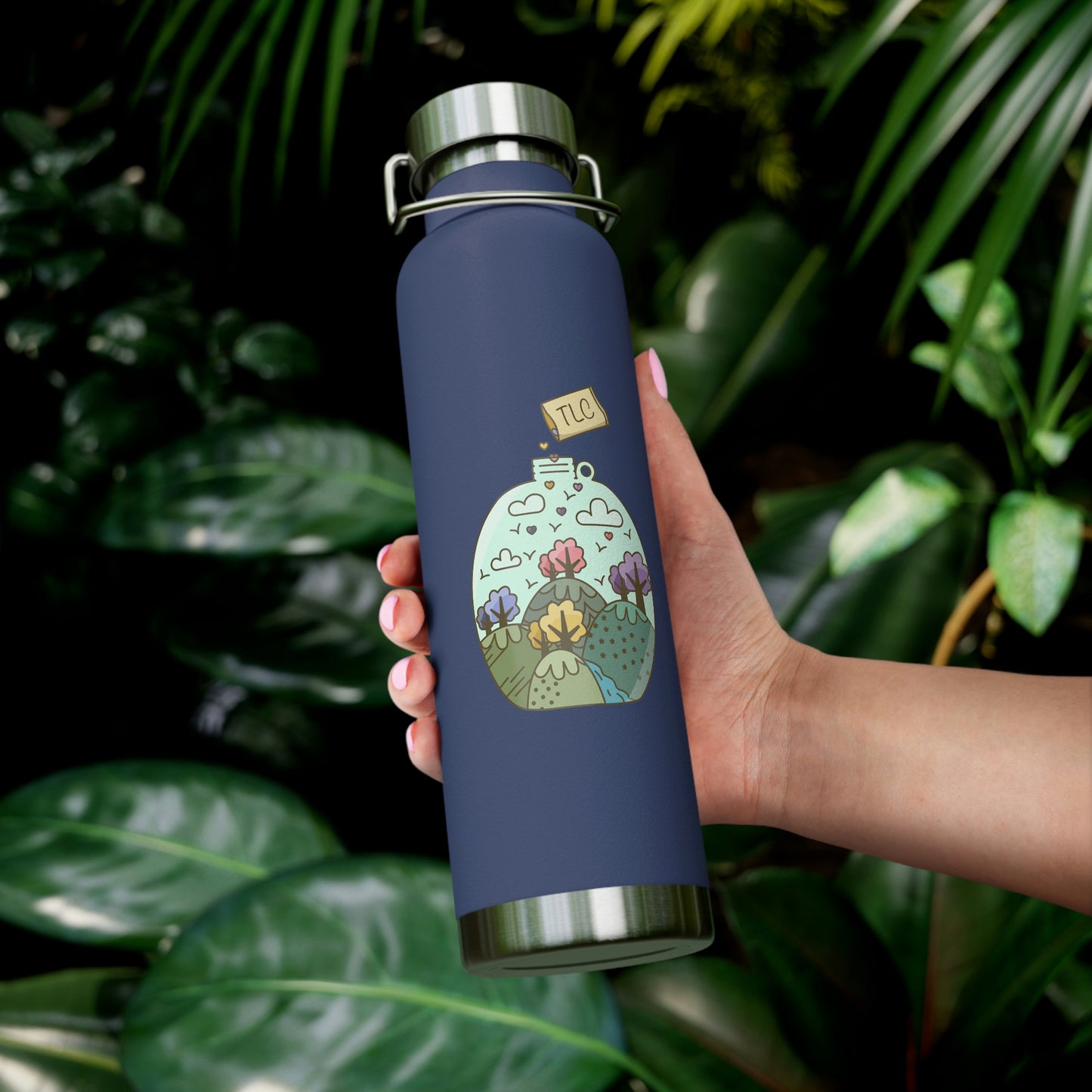 Take Care of Our Earth - Copper Vacuum Insulated Bottle, 22oz