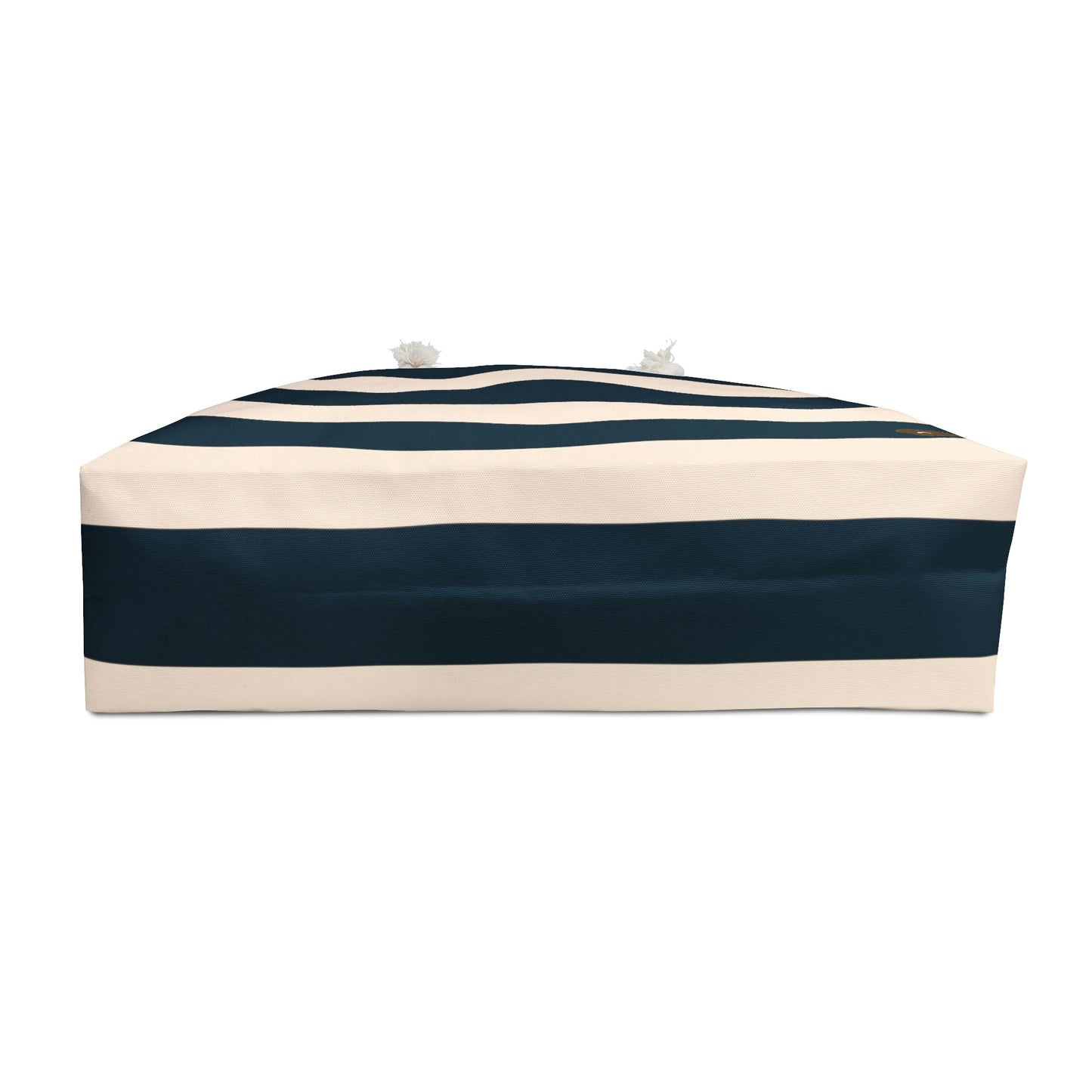 Weekender Tote Bag - Navy/Cream Stripes