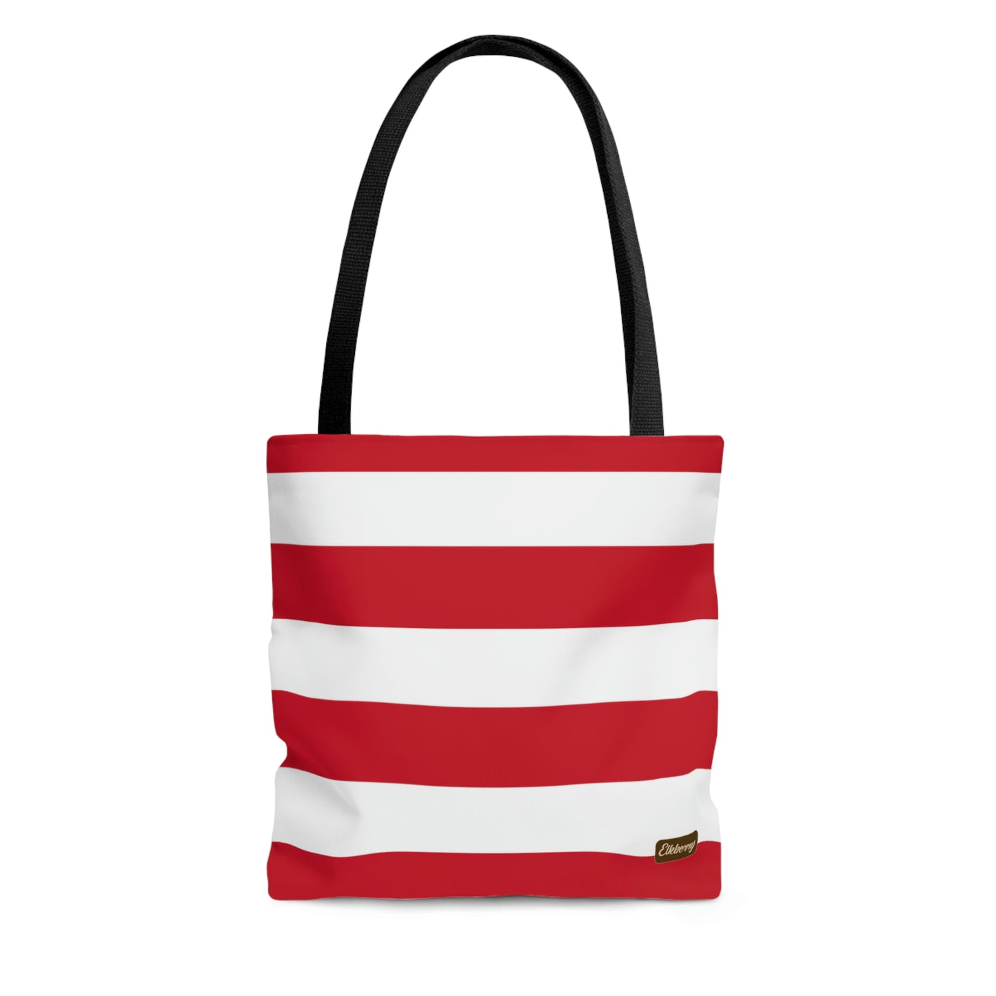 Lightweight Tote Bag - Red/White Stripes