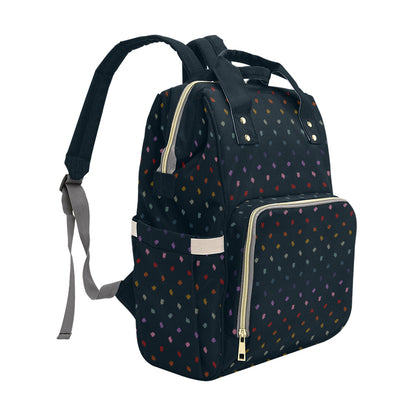 Elkberry Rainbow - Navy Multi-Function Backpack