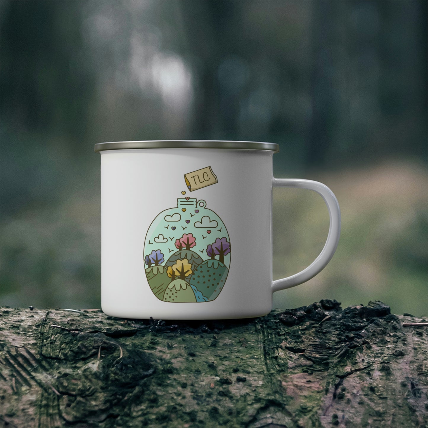 Take Care of Our Earth - Enamel Camping Mug