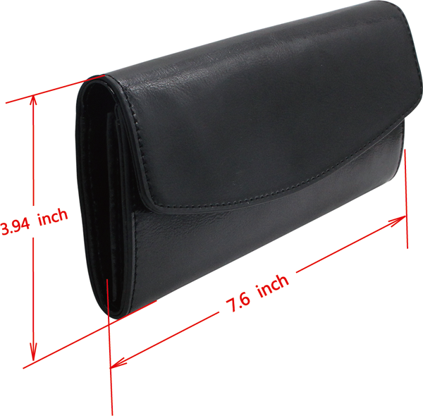 Hearts - Red & Navy Flap Wallet