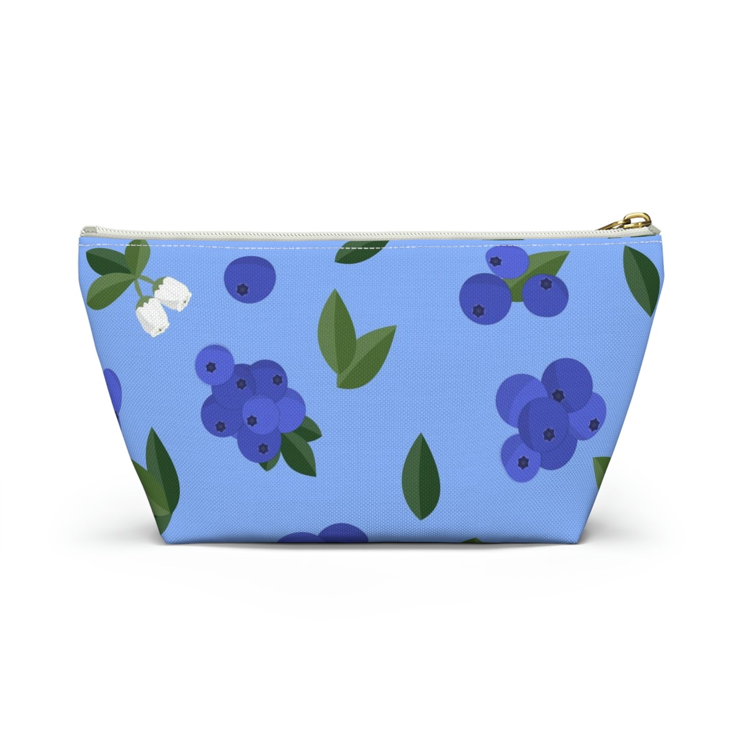 Big Bottom Zipper Pouch - Blueberries