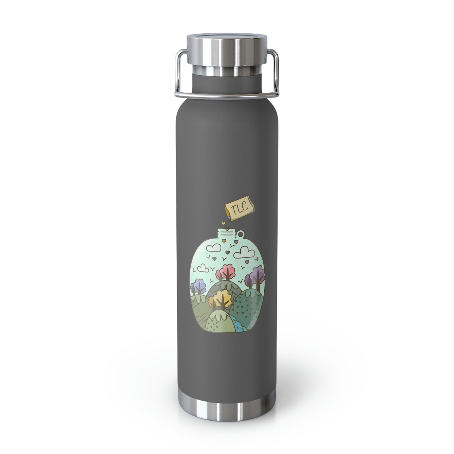 Take Care of Our Earth - Copper Vacuum Insulated Bottle, 22oz