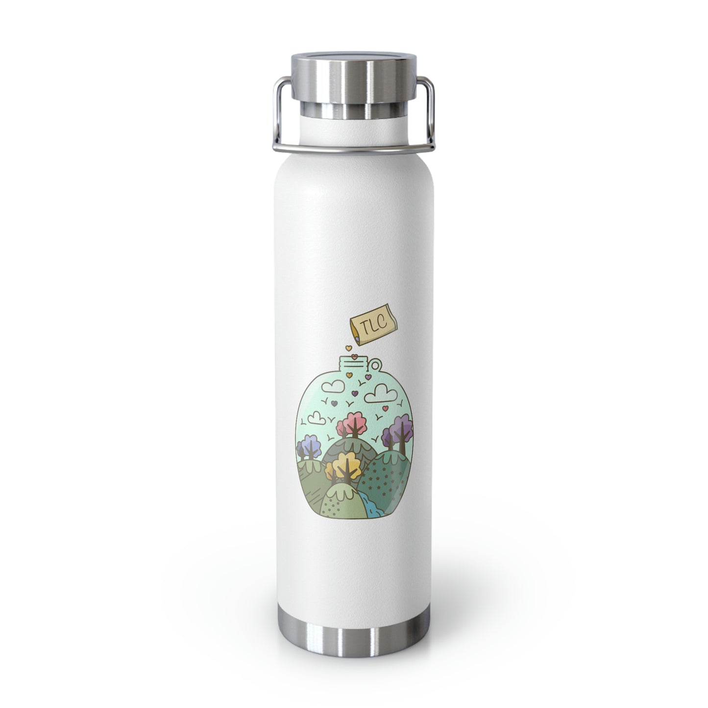 Take Care of Our Earth - Copper Vacuum Insulated Bottle, 22oz