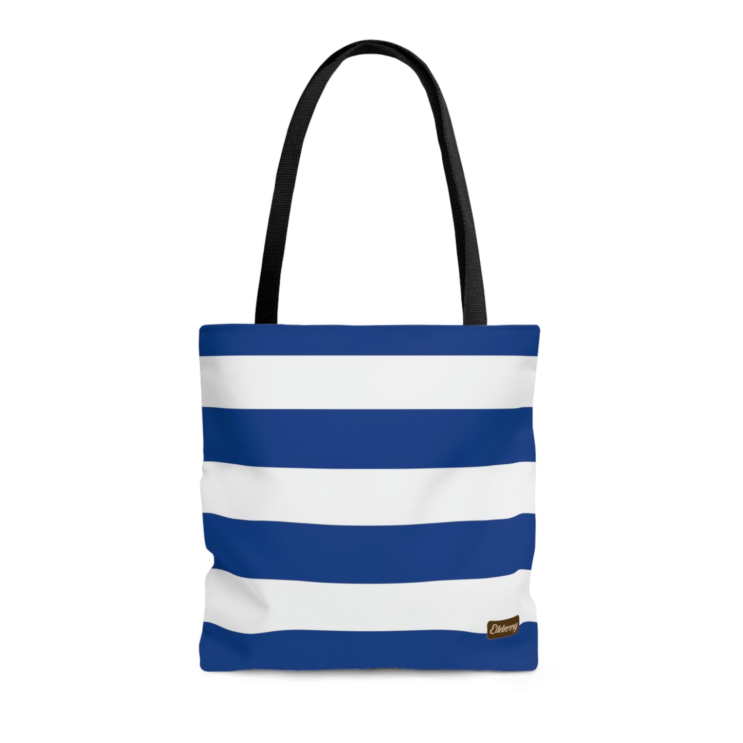 Lightweight Tote Bag - True Blue/White Stripes
