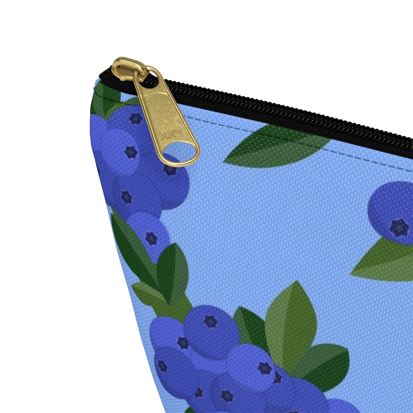 Big Bottom Zipper Pouch - Blueberries