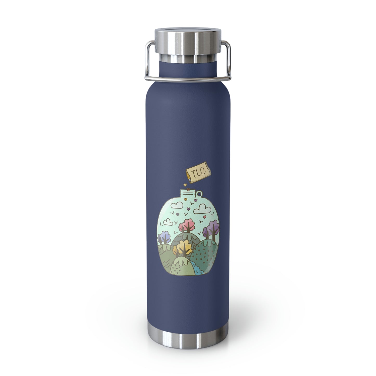 Take Care of Our Earth - Copper Vacuum Insulated Bottle, 22oz