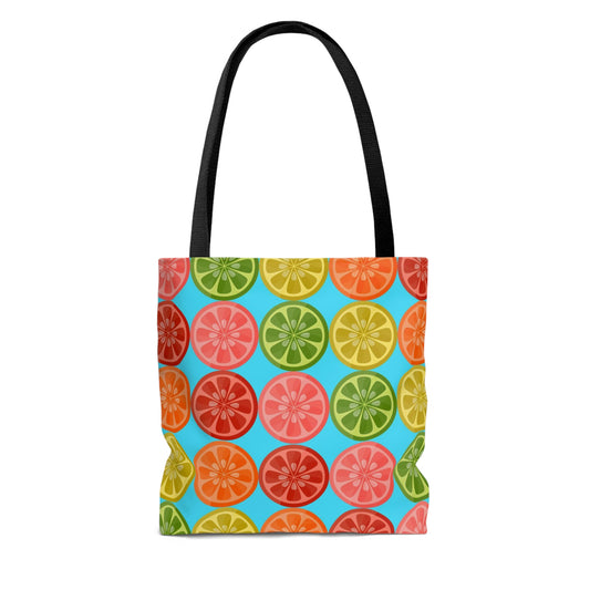 Lightweight Tote Bag - Citrus Slices