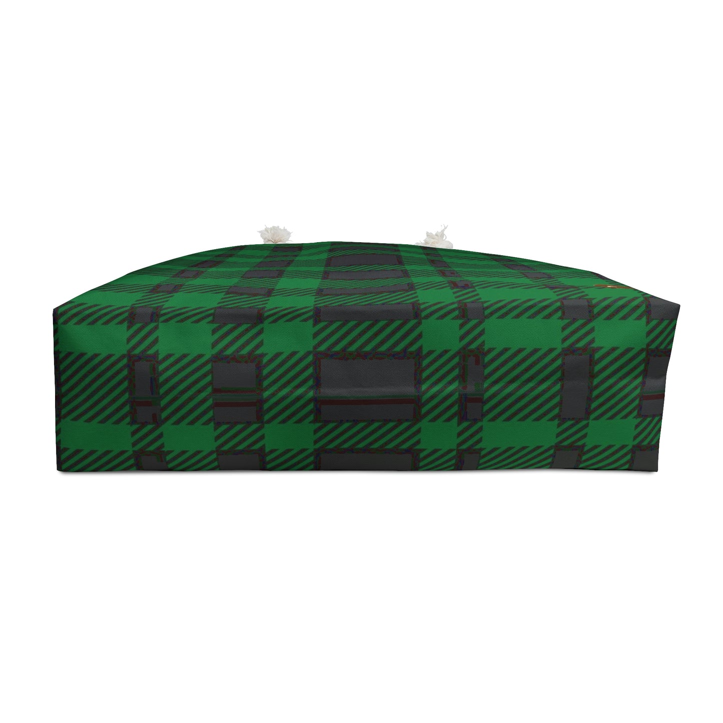 Weekender Tote Bag - Green Buffalo Check, Green Plaid