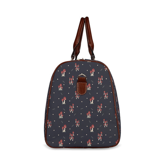 Mushroom Family Waterproof Travel Bag (Small)