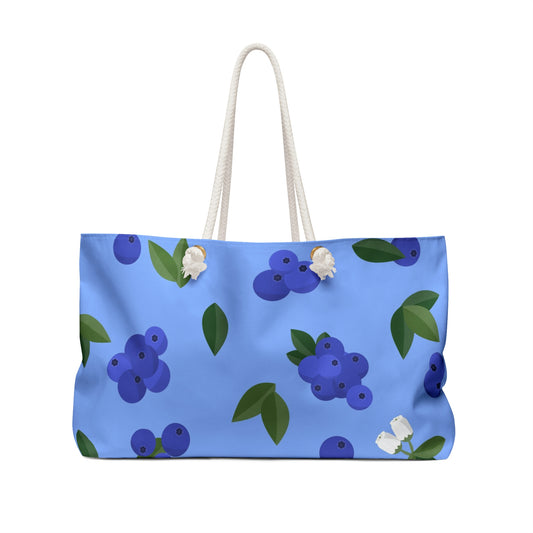 Weekender Tote Bag - Blueberries