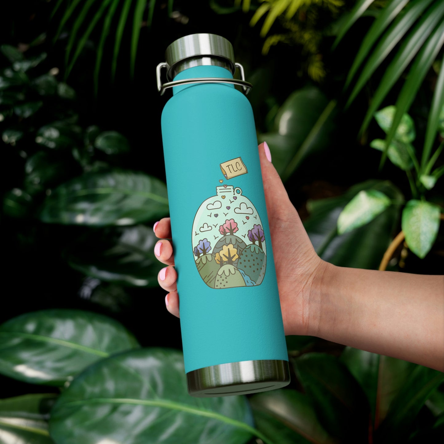 Take Care of Our Earth - Copper Vacuum Insulated Bottle, 22oz