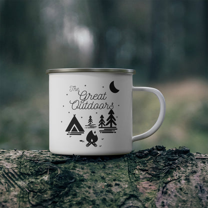 The Great Outdoors - Enamel Camping Mug