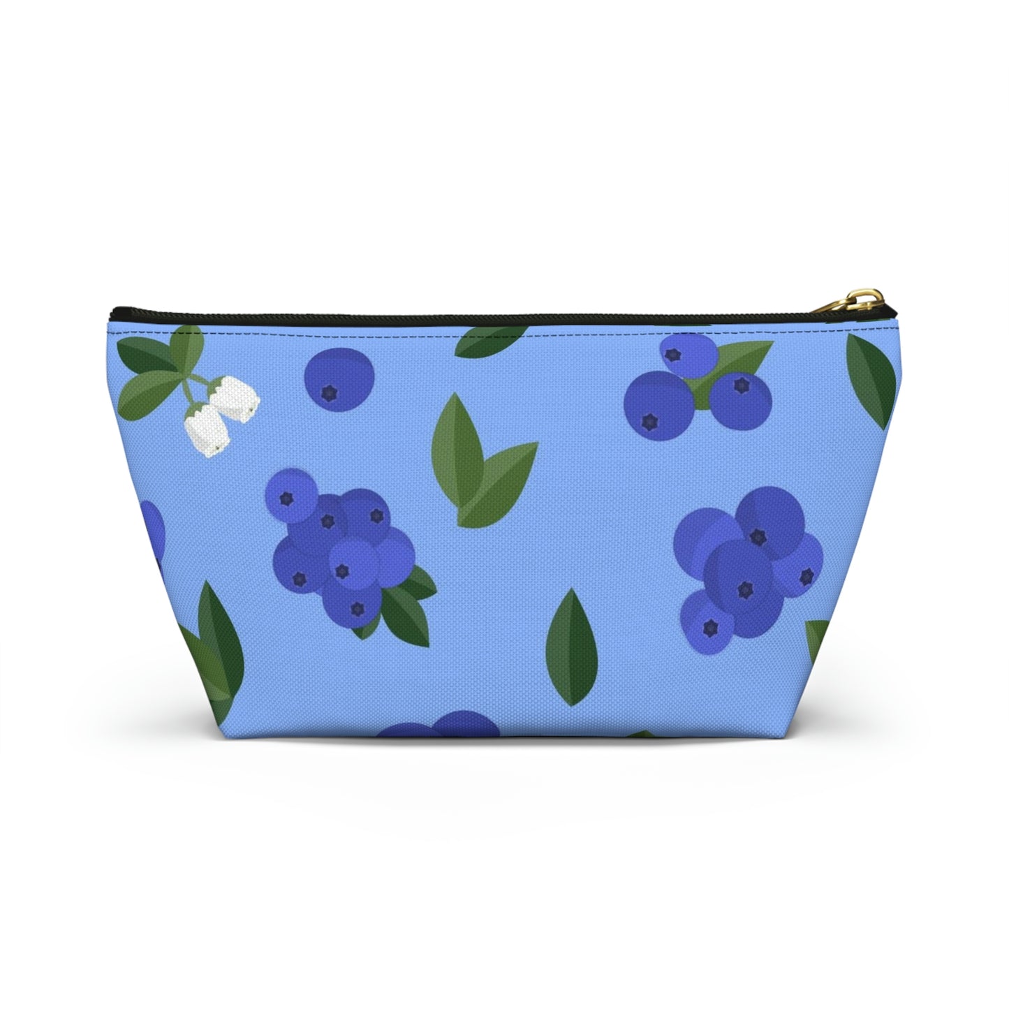 Big Bottom Zipper Pouch - Blueberries
