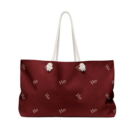 Weekender Tote Bag - Ho! Ho! Ho!