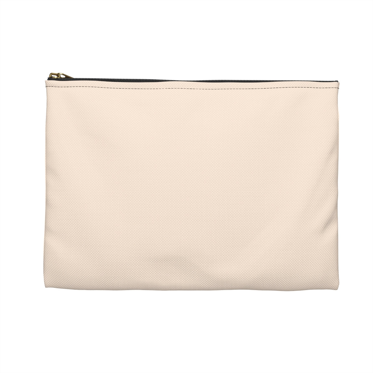 Flat Zipper Pouch - Pumpkin Heart