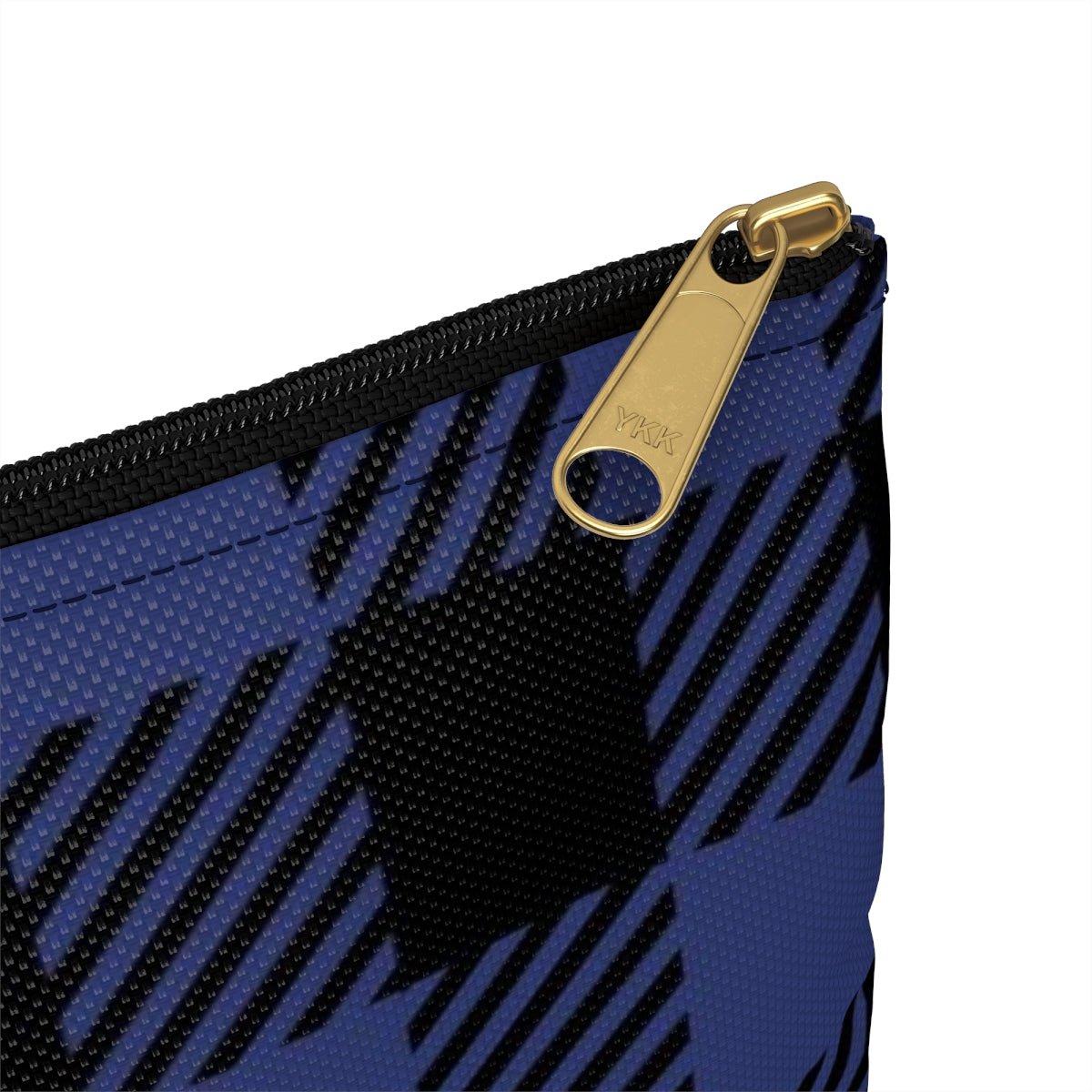 Flat Zipper Pouch - Blue Buffalo Check, Blue Plaid