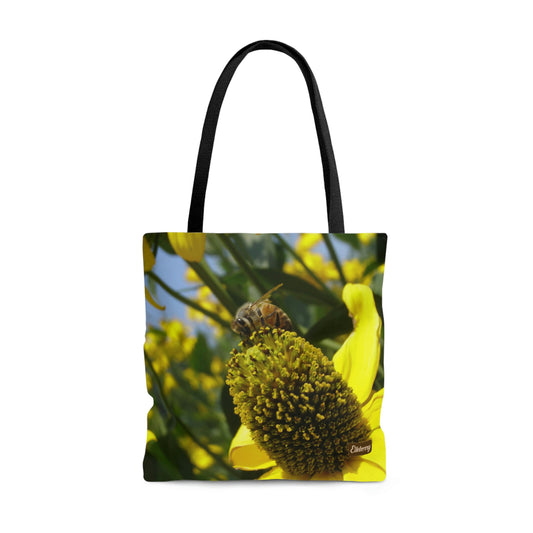 Lightweight Tote Bag - Bee on Yellow Coneflower