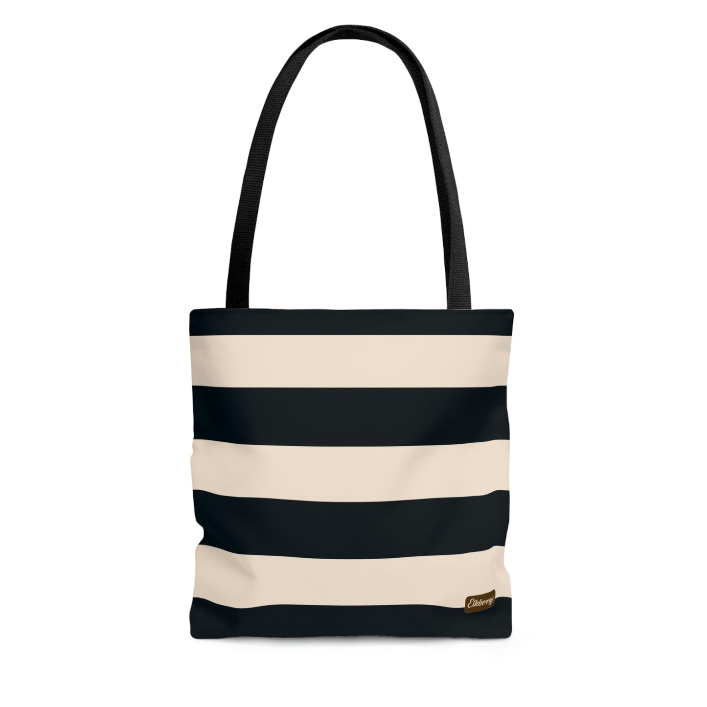 Lightweight Tote Bag - Navy/Cream Stripes