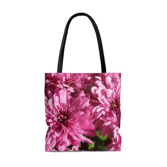 Lightweight Tote Bag - Pink Mums