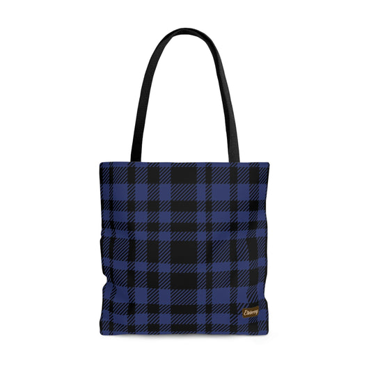 Lightweight Tote Bag - Blue Buffalo Check, Blue Plaid