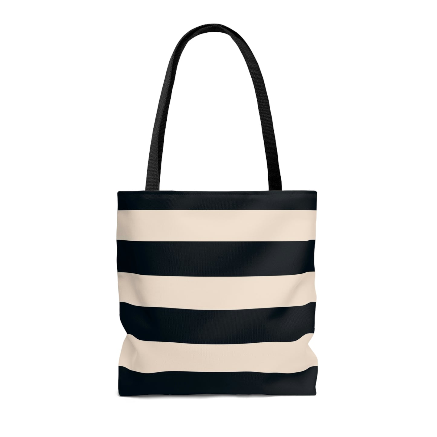 Lightweight Tote Bag - Navy/Cream Stripes