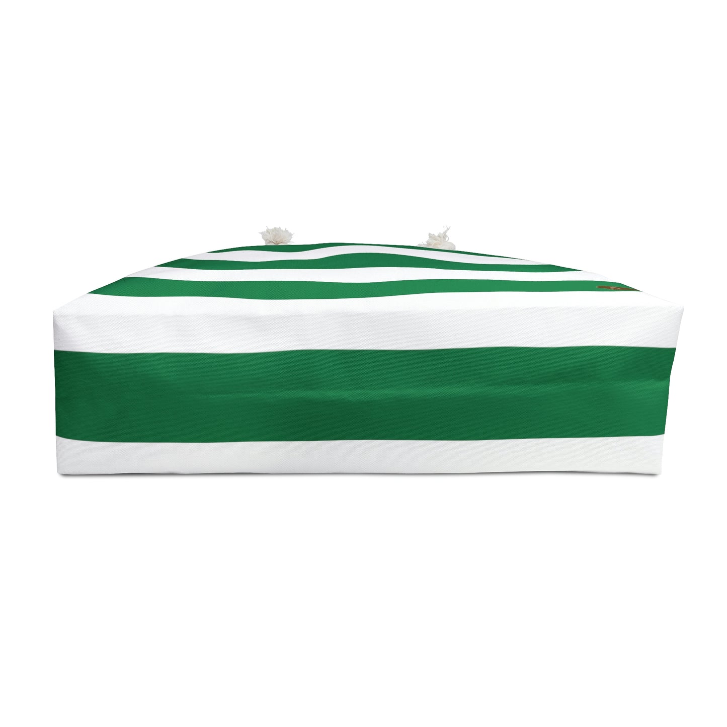 Weekender Tote Bag - Kelly Green/White Stripes