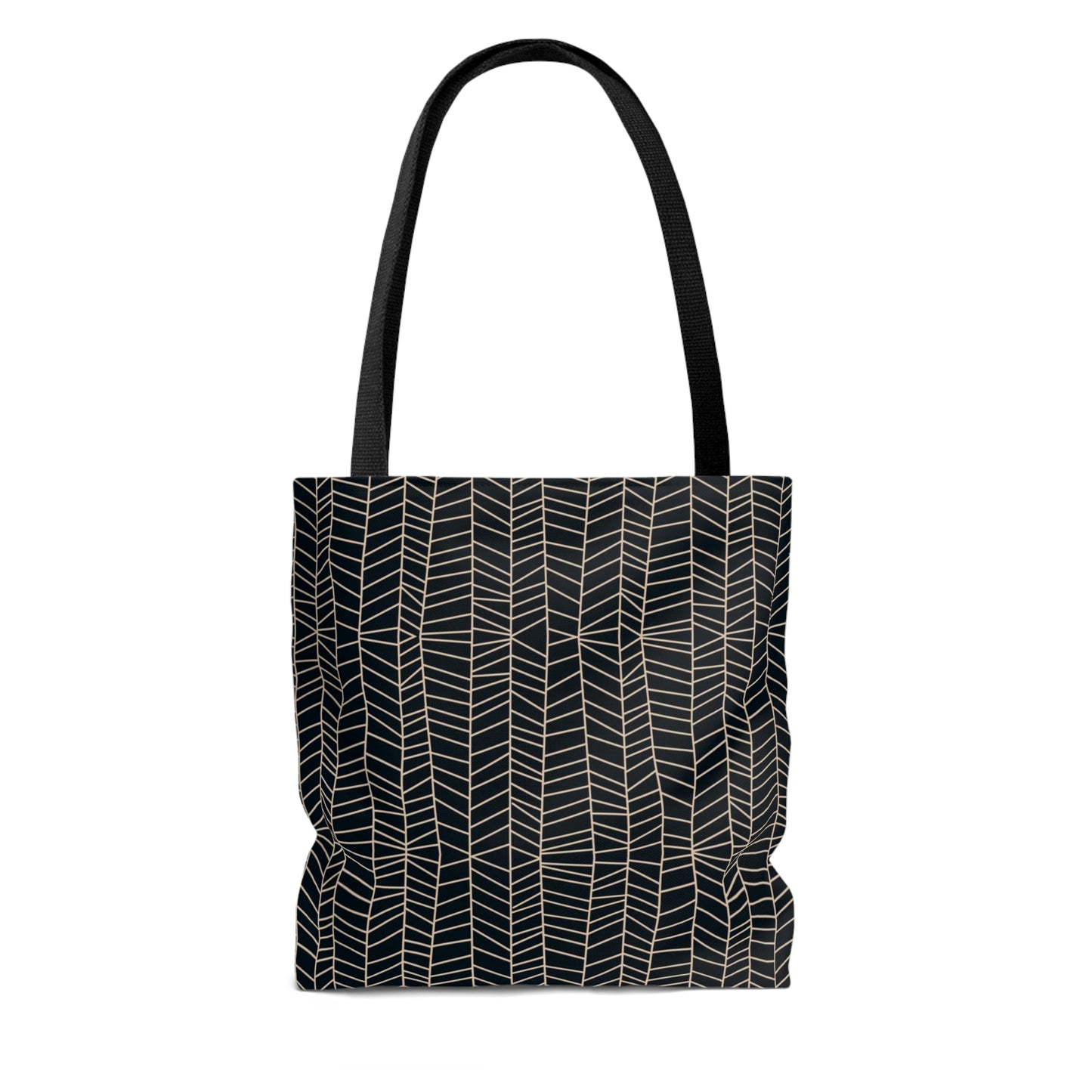 Lightweight Tote Bag - Herringbone in Navy