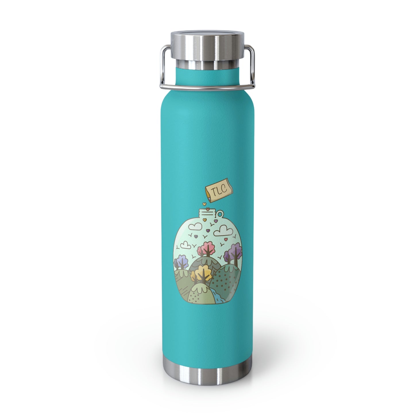 Take Care of Our Earth - Copper Vacuum Insulated Bottle, 22oz