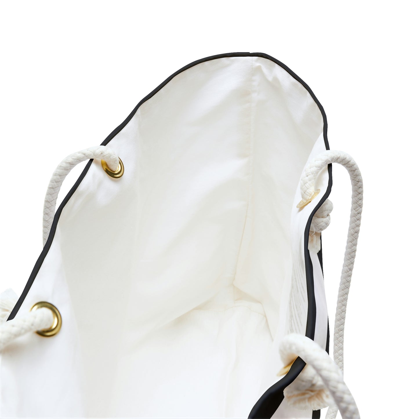 Weekender Tote Bag - Black/White Stripes