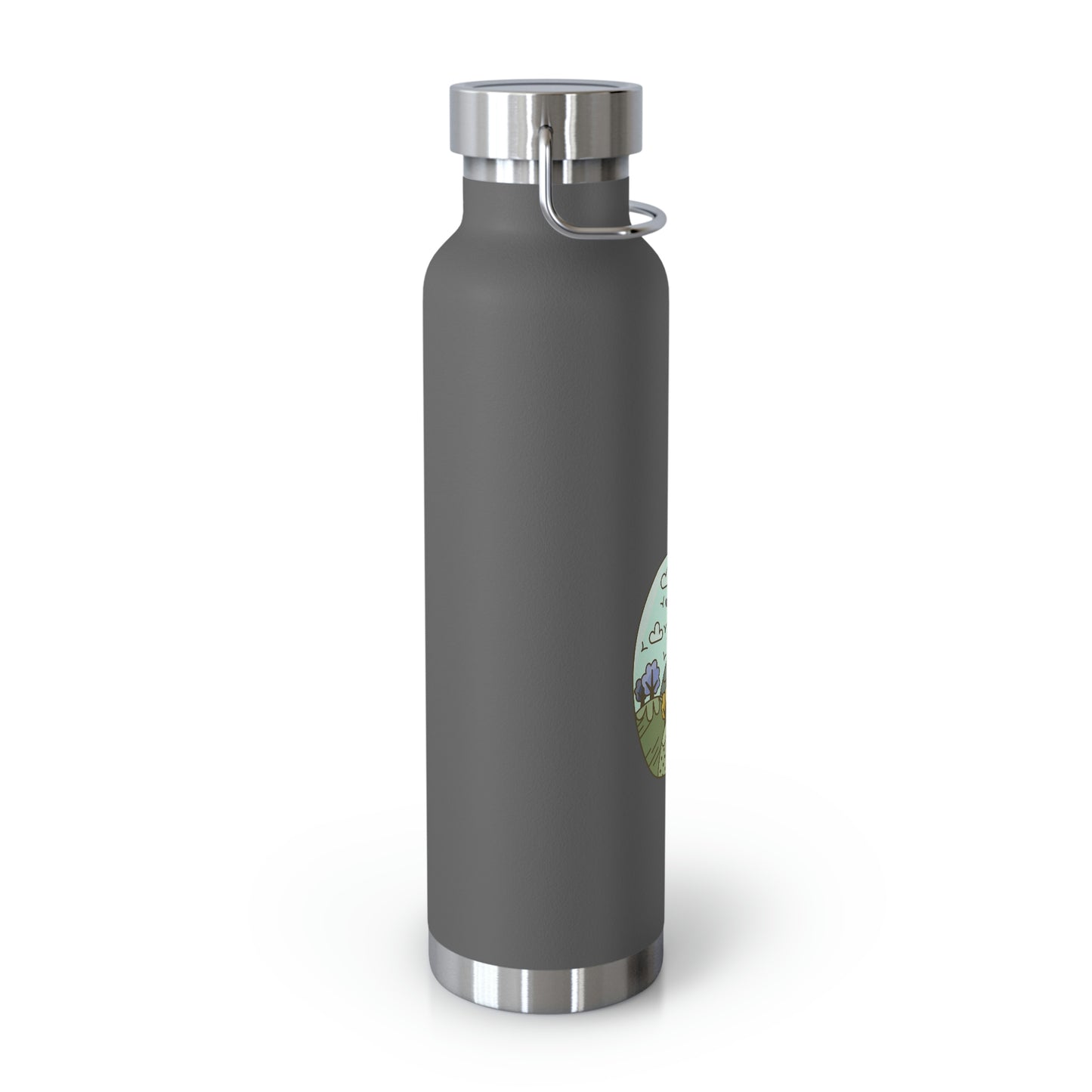 Take Care of Our Earth - Copper Vacuum Insulated Bottle, 22oz