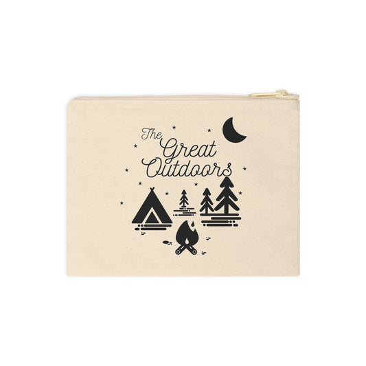 Cotton Zipper Pouch - The Great Outdoors
