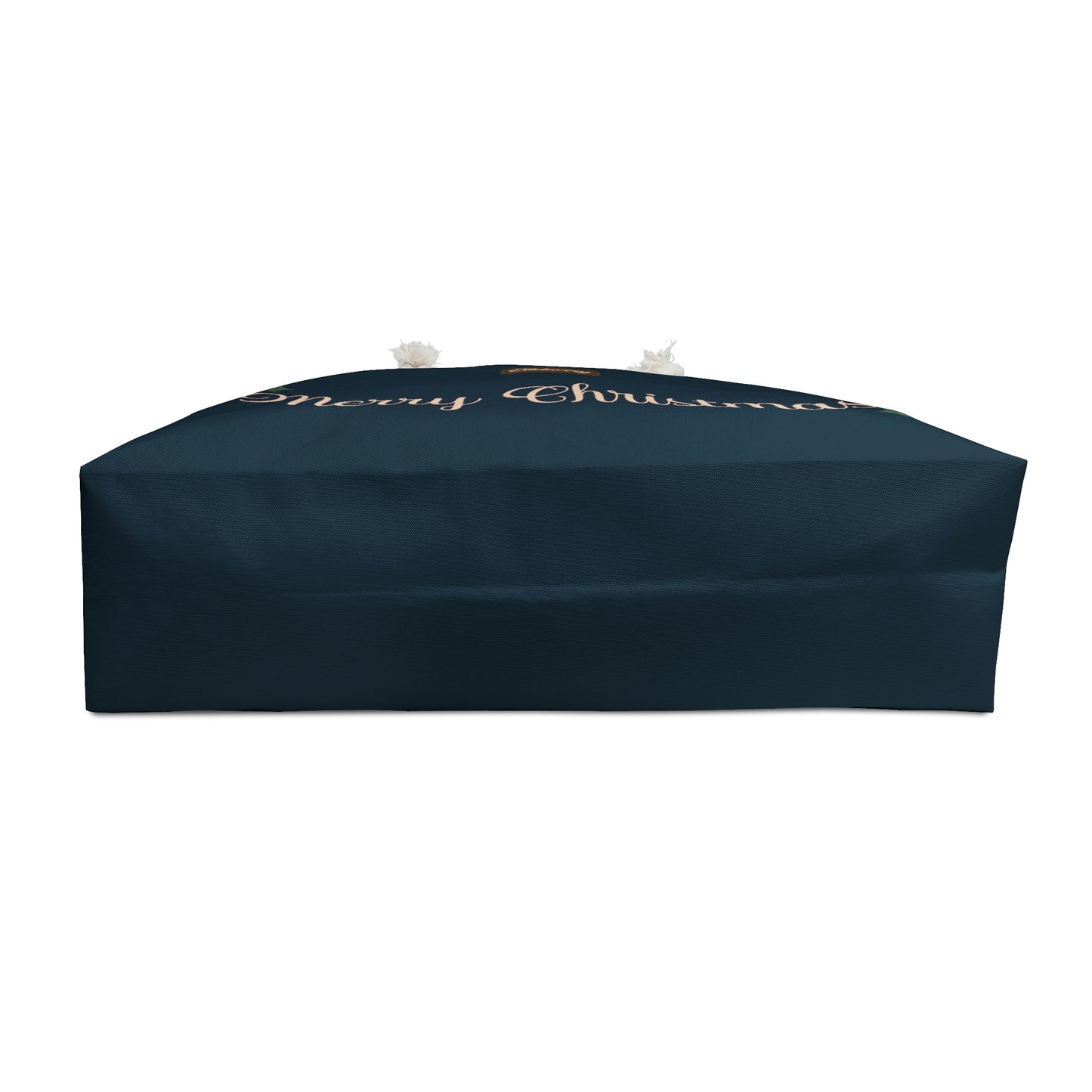 Weekender Tote Bag - Merry Christmas with Holly on Navy