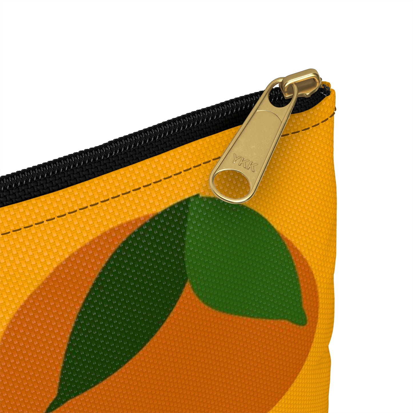 Flat Zipper Pouch - Oranges