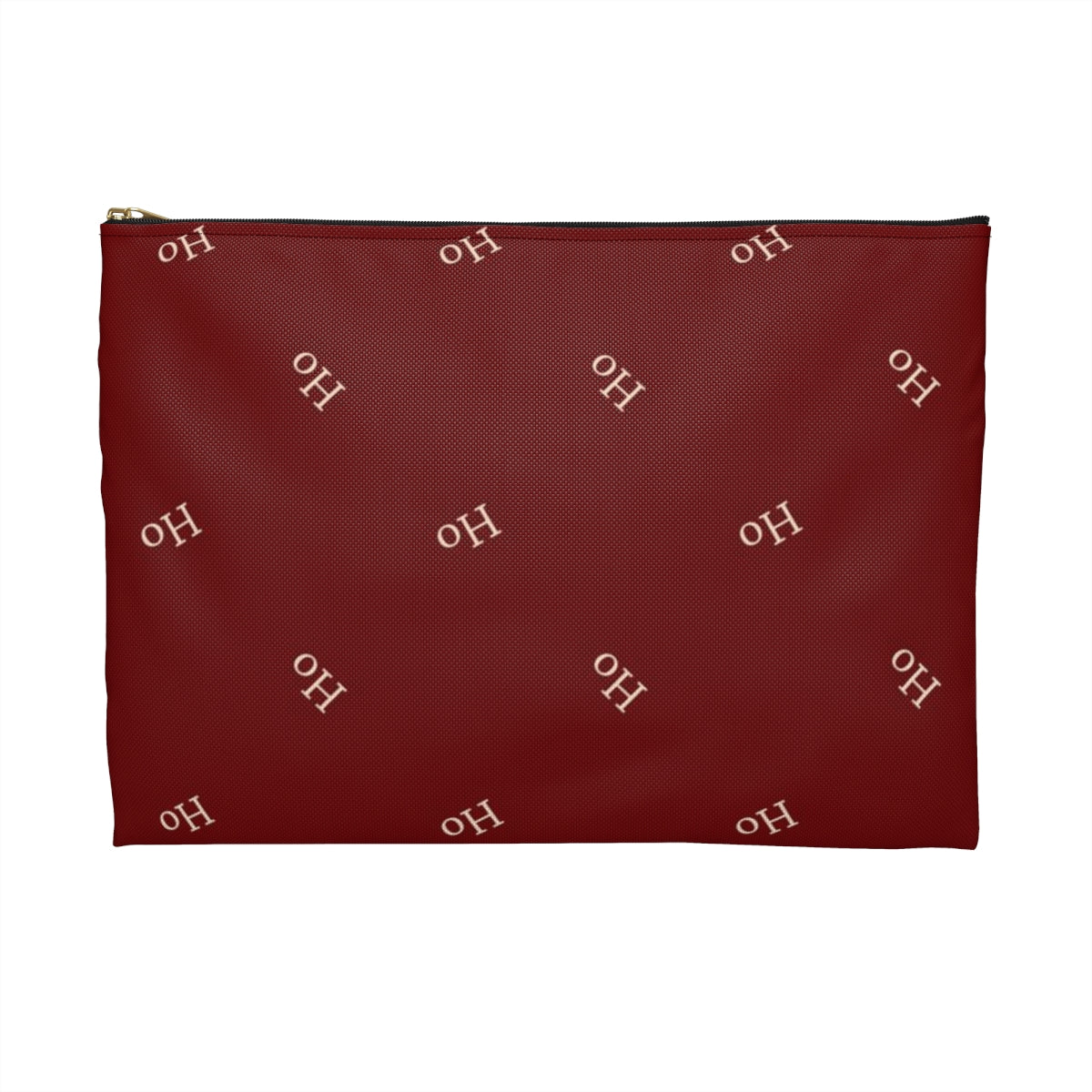 Flat Zipper Pouch - Ho! Ho! Ho!