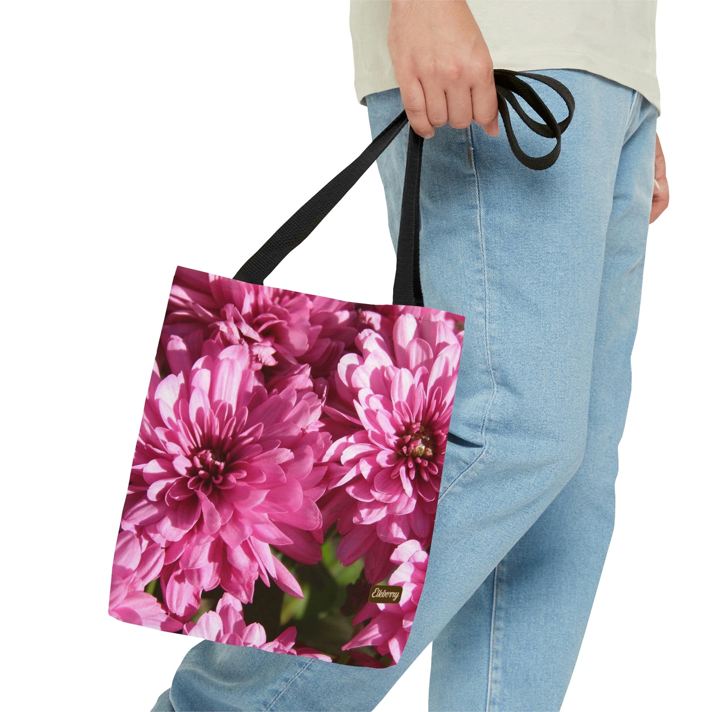 Lightweight Tote Bag - Pink Mums