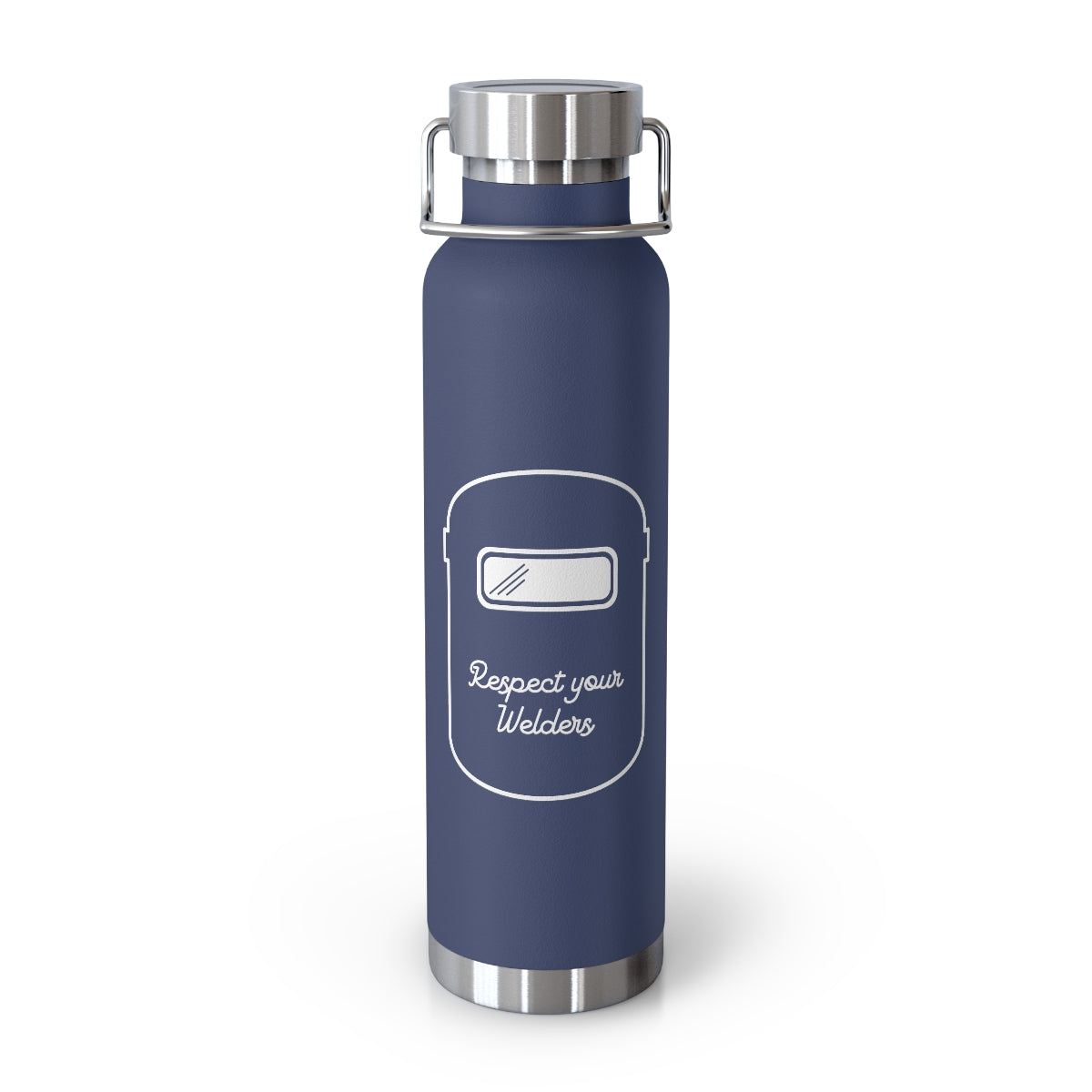 Respect Your Welders - Copper Vacuum Insulated Bottle, 22oz