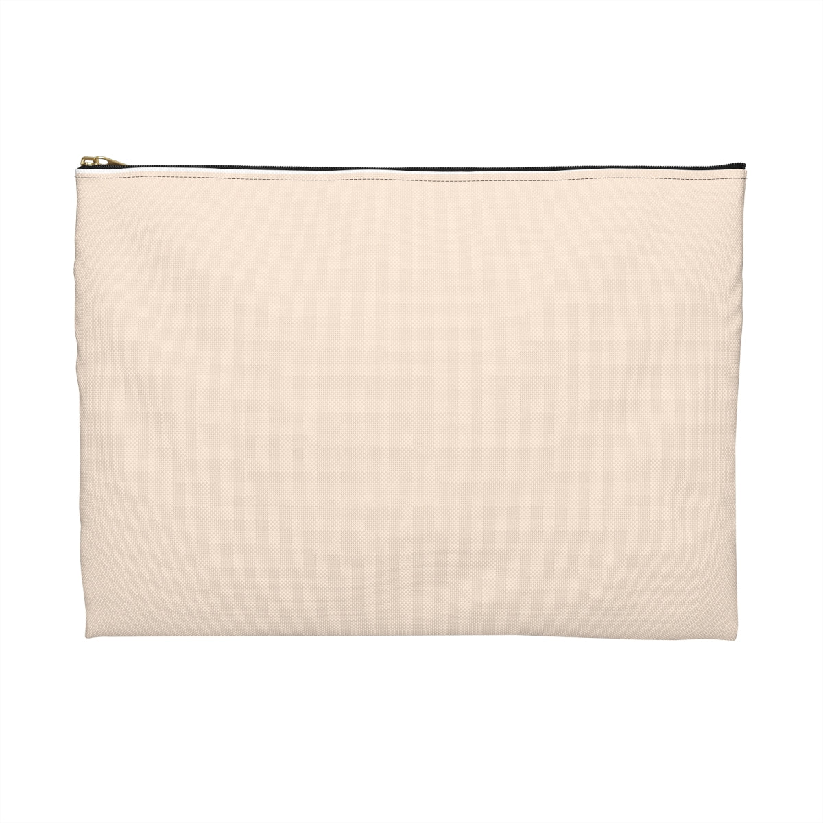 Flat Zipper Pouch - Pumpkin Heart