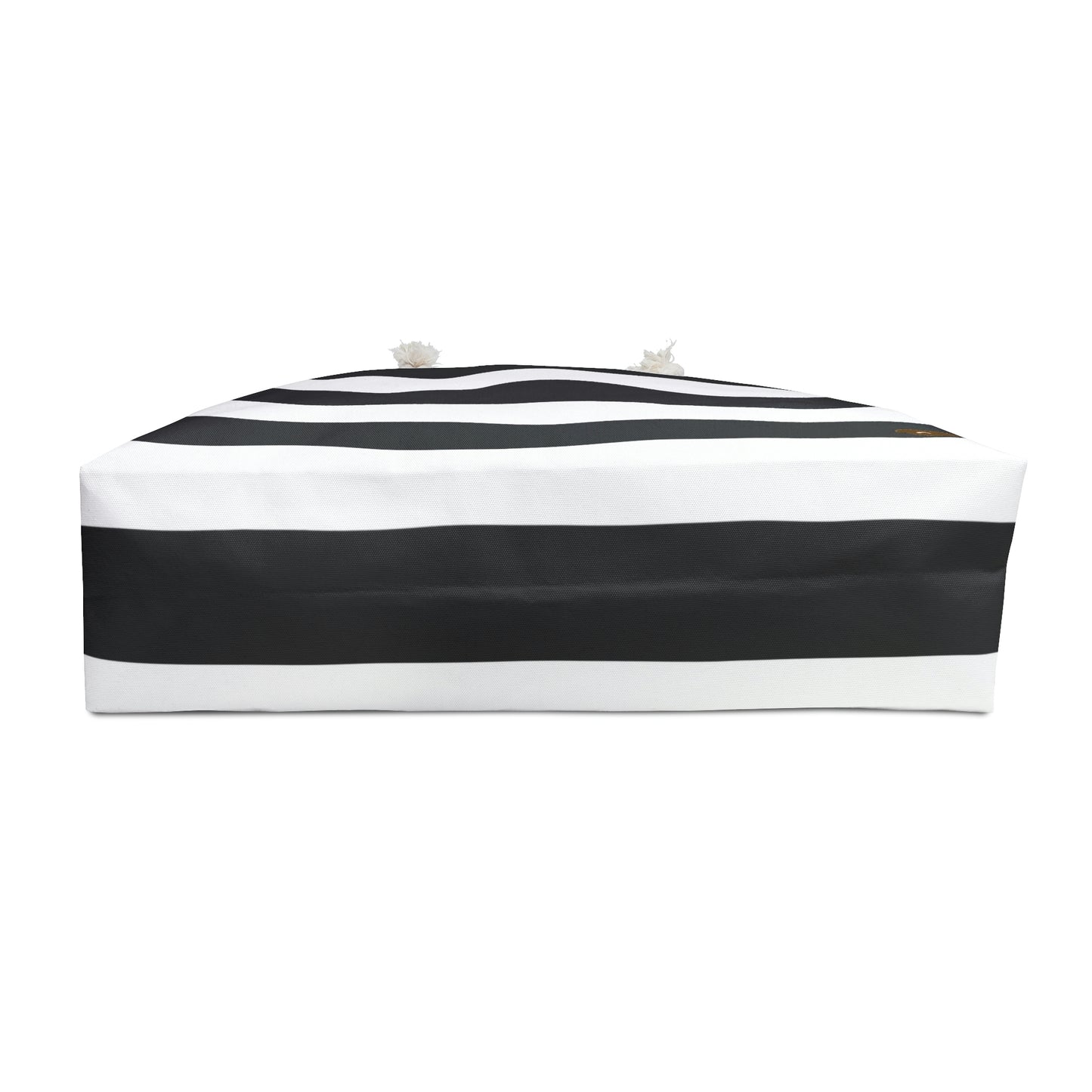 Weekender Tote Bag - Black/White Stripes