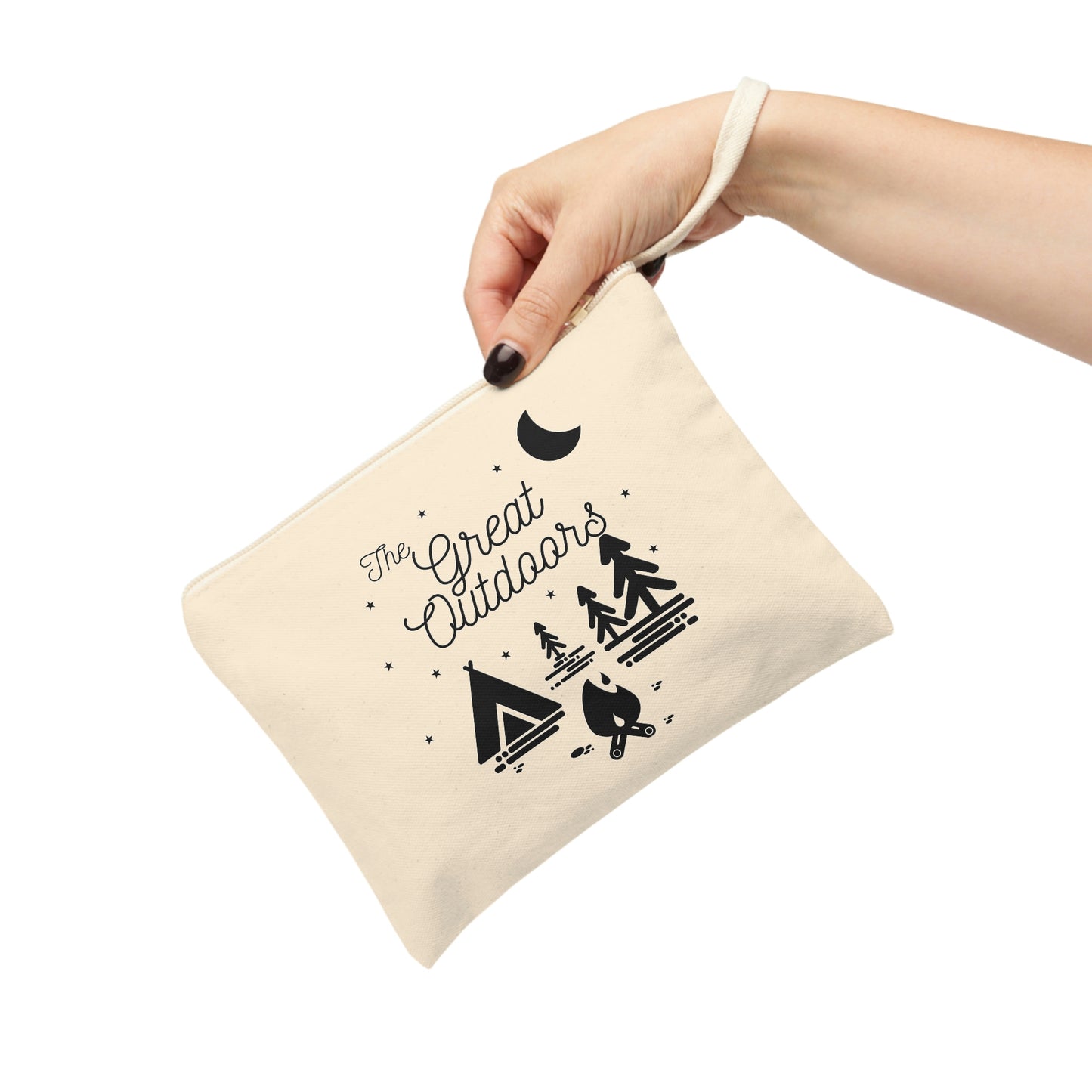 Cotton Zipper Pouch - The Great Outdoors