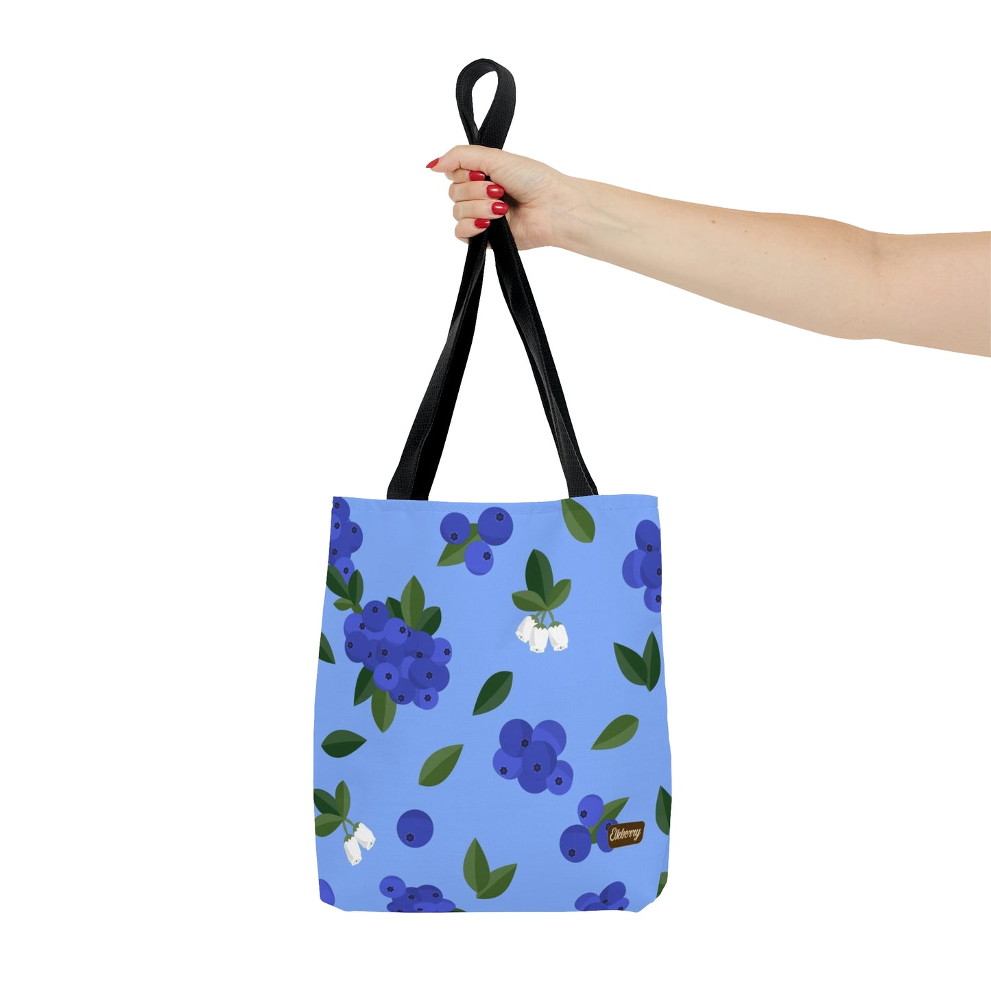 Lightweight Tote Bag - Blueberries