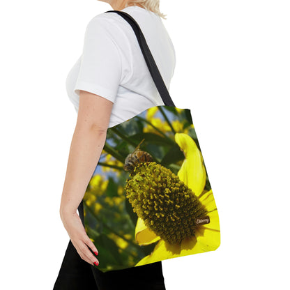 Lightweight Tote Bag - Bee on Yellow Coneflower