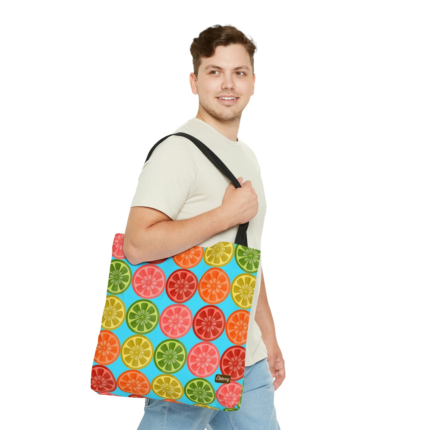 Lightweight Tote Bag - Citrus Slices