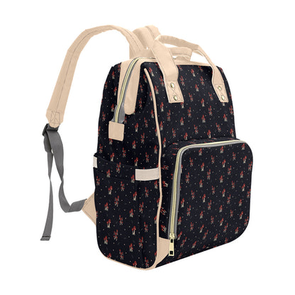 Mushroom Family - Cream Multi-Function Backpack