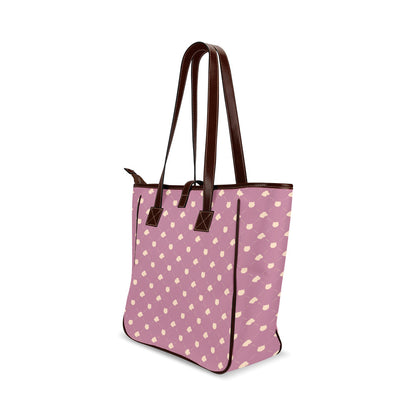Cat & Dog - Dusty Rose Classic Tote Handbag