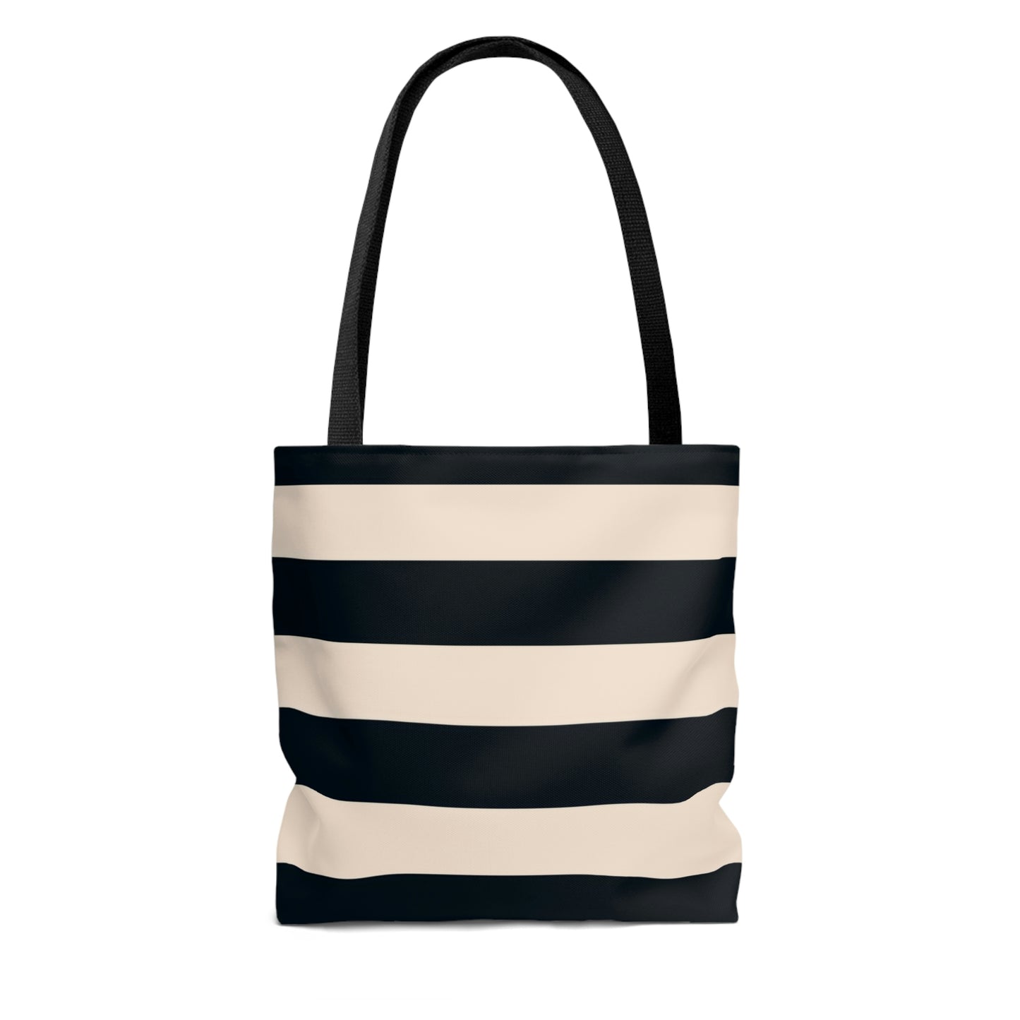 Lightweight Tote Bag - Navy/Cream Stripes