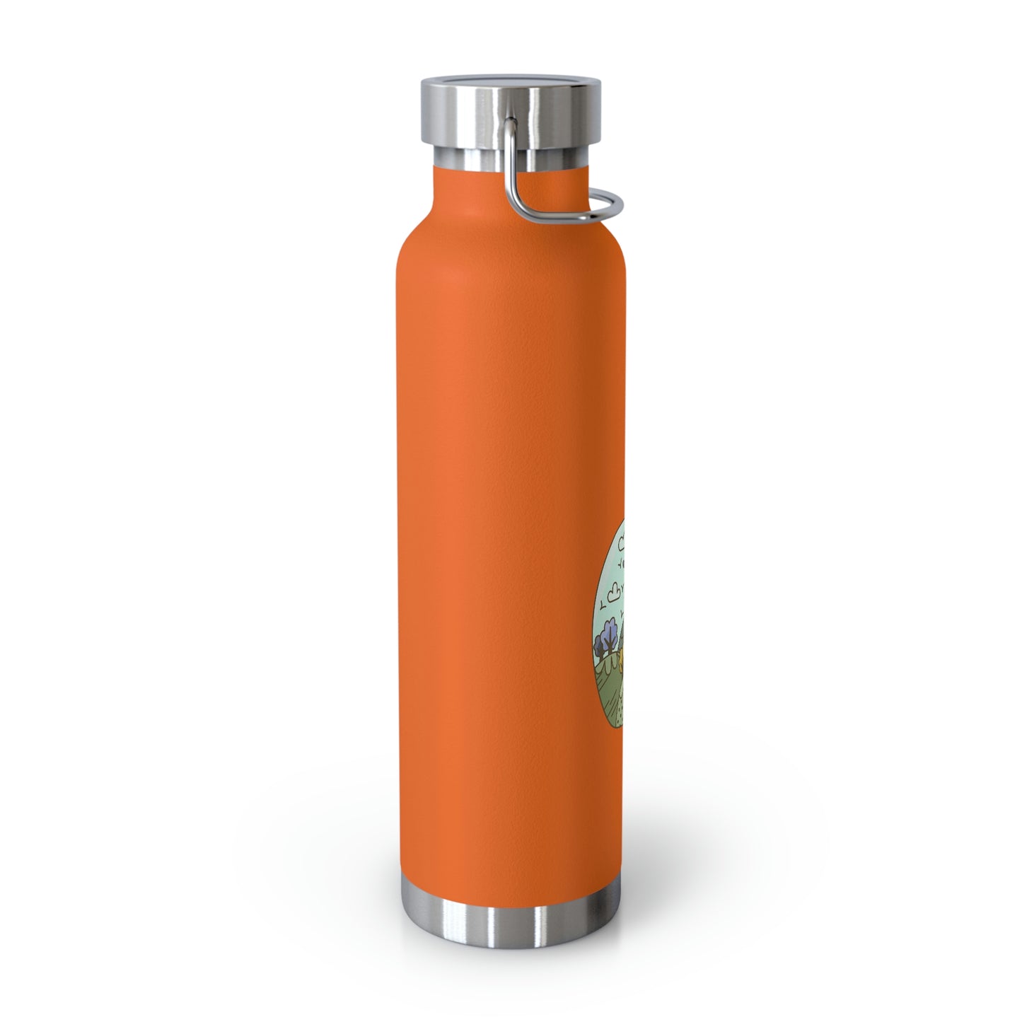 Take Care of Our Earth - Copper Vacuum Insulated Bottle, 22oz