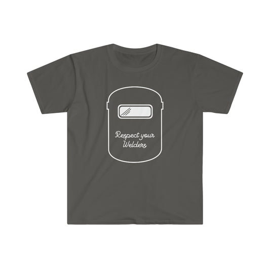 Respect Your Welders - Unisex Softstyle T-Shirt (Gildan 64000)