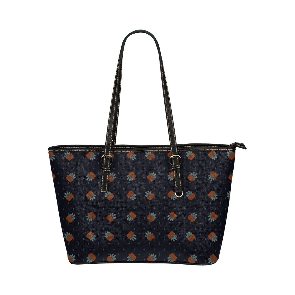 Vegan top zip tote sale